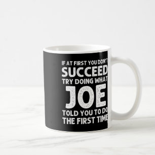Joe Gift Naam Gepersonaliseerde Verjaardag Grappig Koffiemok
