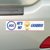 Joe, He's No P***Y Grabber Bumper Sticker (Op auto)