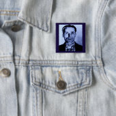 Joe Hill Vierkante Button 5,1 Cm (In situ)