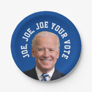 Joe, Joe, Joe, jouw stem Papieren Bordje