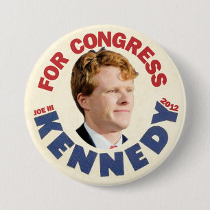 Joe Kennedy III voor het Congres 2012 Ronde Button 7,6 Cm