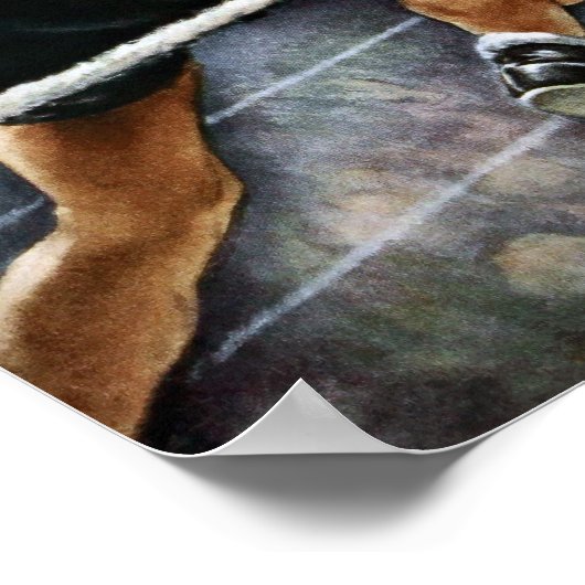 Joe Lewis vs Max Schmeling Art Poster (Hoek)