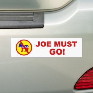 Joe moet gaan! bumpersticker