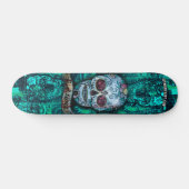 Joe morris Art Skull Deck Skateboard (Horizontaal)