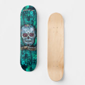 Joe morris Art Skull Deck Skateboard (Voorkant)