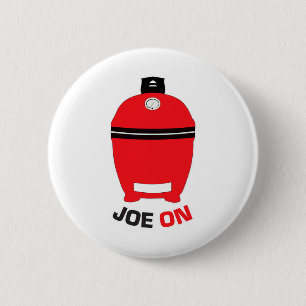 Joe op rode BBQ grillen laag en langzaam Kamado Ch Ronde Button 5,7 Cm