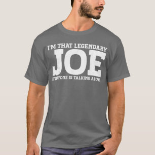 Joe Persoonlijke Naam Grappige Joe grappig T-shirt