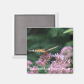 Joe Pye Weed Magnet botanique (Recto/Verso)