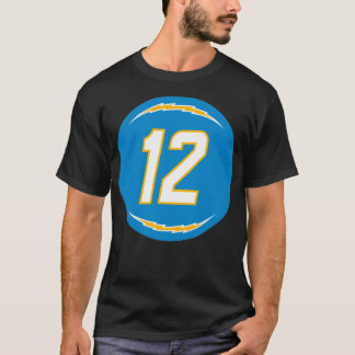 Joe Reed Nummer 12 Jersey Los Angeles Chargers Ins T-shirt