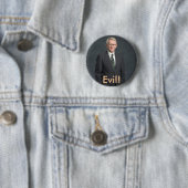 Joe riley, Evil. Ronde Button 5,7 Cm (In situ)