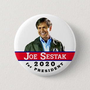 Joe Sestak voor President 2020 Ronde Button 5,7 Cm