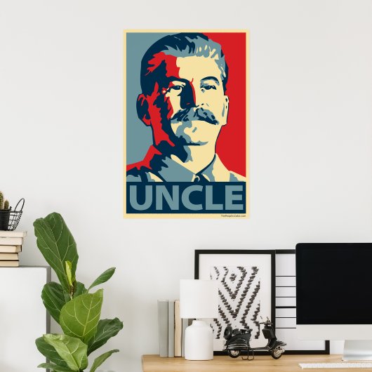 Joe Stalin - Oncle : Poster OHP (Bureau à domicile)