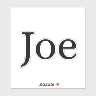 Joe Sticker