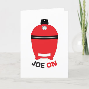 Joe Sur Red Kamado Carte Anniversaire Vierge