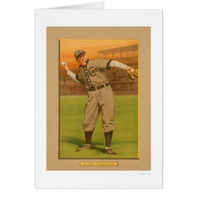 Joe Tinker Cubs Baseball 1911 (Voorkant)