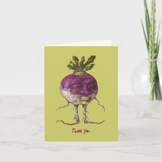 Joe Turnip dankt u kaarten (Voorkant)