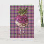 Joe turnip sur carte plaid (Devant)