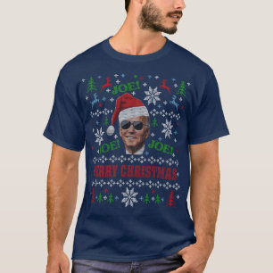 Joe Ugly Christmas Sweater Party Funny JOE JOE T-shirt