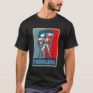 Joegoslavië Jugo Jebiga Tito Balkan Sfry Joegoslav T-shirt