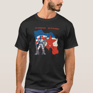 Joegoslavië Jugo Jebiga Tito Balkan Sfry Joegoslav T-shirt