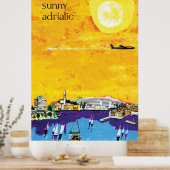 Joegoslavië, Sunny Adriatic Poster (Keuken)