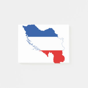JOEGOSLAVIË - vlag/kleuren/kaart/krest/embleem Post-it® Notes
