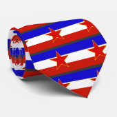 Joegoslavië vlag stropdas (Opgerold)