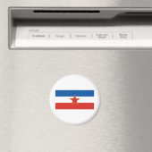joegoslavische vlag magneet (Insitu (Vaatwasser))