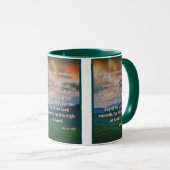 Joel 2:1 KJV Bible Verse Pic Mug Deux Tons (Devant droit)