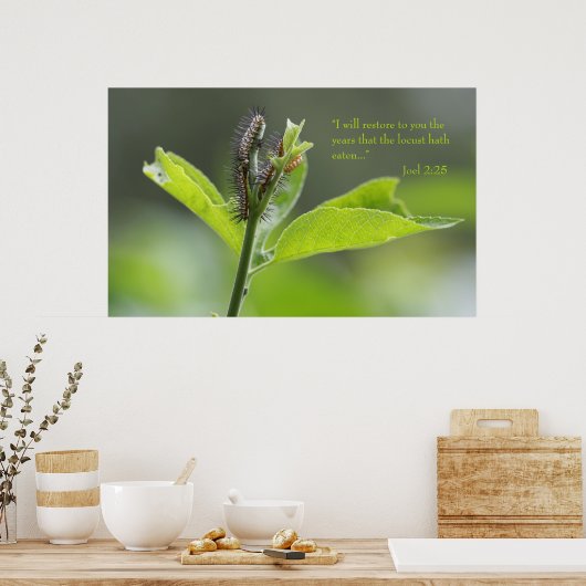 Joel 2:25 Poster des Écritures (Version C) (Cuisine)