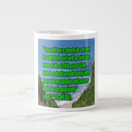 Joel 2:26 WEBU Mug (Devant)