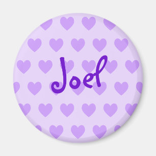 Joel in Paars Magneet