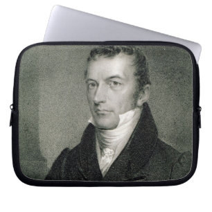 Joel Roberts Poinsett (graving) Laptop Sleeve