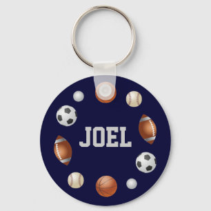 Joel World of Sports Sleutelhanger - Blue