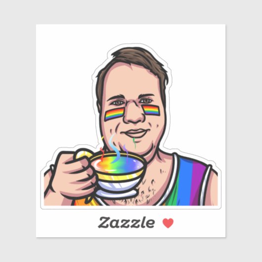 JoeMLyman Rainbow Mok Sticker (Vel)