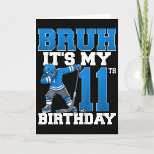 Joepie Het Is Mijn 11e Verjaardag IJshockey 11 Jaa Kaart
