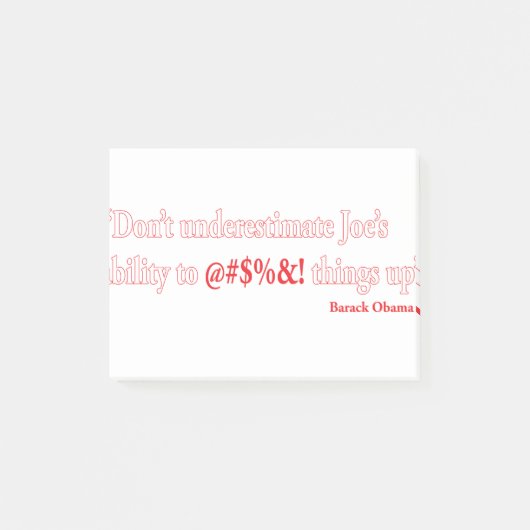 Joes-Ability Post-it® Notes (Voorkant)