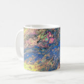Joe's Abstracte kunst - Blue Rush - Coffee Cups Koffiemok (Voorkant links)