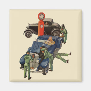 Joe's Full Service Gas Station,  Business Magneet