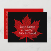 Joe's Maple Leaf Kaart (Voorkant / Achterkant)