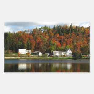 Joe's Pond - Danville, Vermont Rechthoekige Sticker