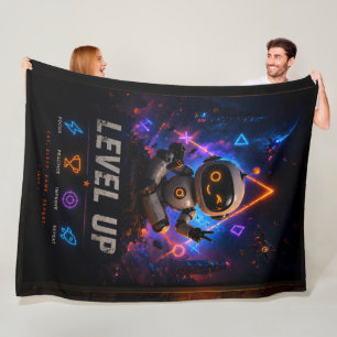 Joey level up gaming fleece deken crayon crew co