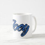 Joey Prénom Blue Tasse (Devant droit)
