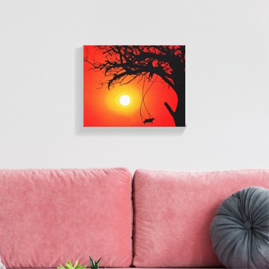 Joey Tree Wrapped Canvas (Insitu (Woonkamer))