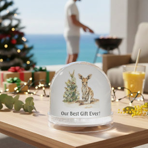 Joey's eerste kerst, gewoonte sneeuwbol