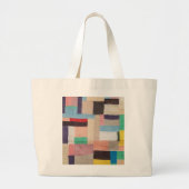 Jogakbo, handnaaiartikel gemaakt met MosiGolf Ball Grote Tote Bag (Voorkant)