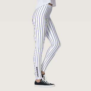 Jogger-Leggings - Black pinstripe Leggings
