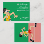 Jogger, Mr Jeff Jogger Visitekaartje (Voorkant / Achterkant)
