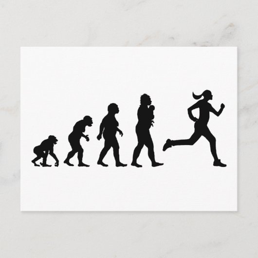 Jogging Briefkaart (Voorkant)