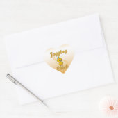Jogging Chick Hart Sticker (Envelop)